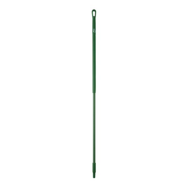 Vikan 29382 59 7/16" Green Threaded Fiberglass Handle