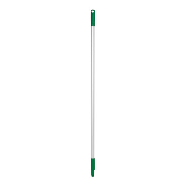 Vikan 29582 49 5/8" Green Threaded Aluminum Handle