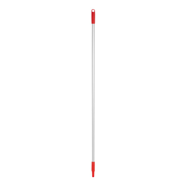 Vikan 29594 57 1/2" Red Threaded Aluminum Handle