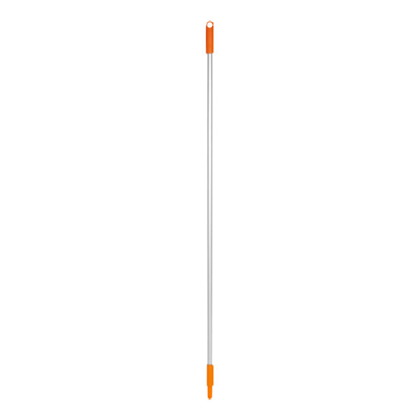 Vikan 29597 57 1/2" Orange Threaded Aluminum Handle