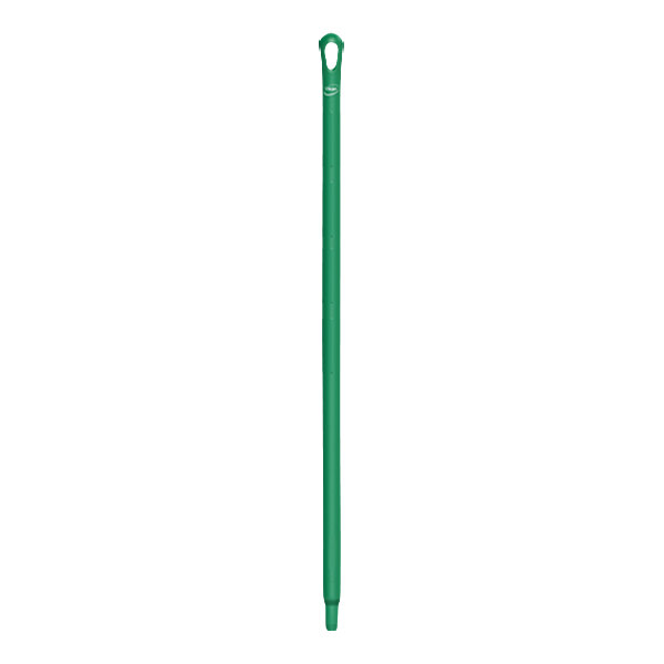 Vikan 29682 39 7/16" Green Threaded Ultra-Hygienic Handle