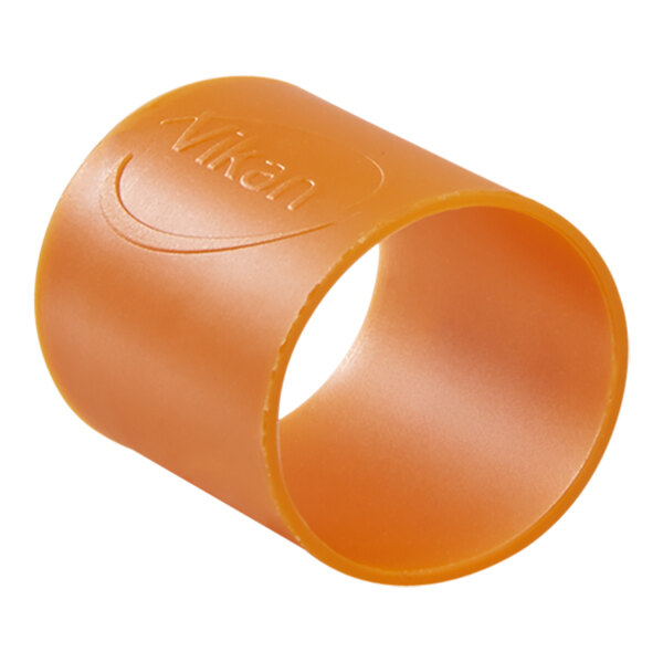 Vikan 98017 1" Orange Color-Coding Rubber Band - 5/Pack