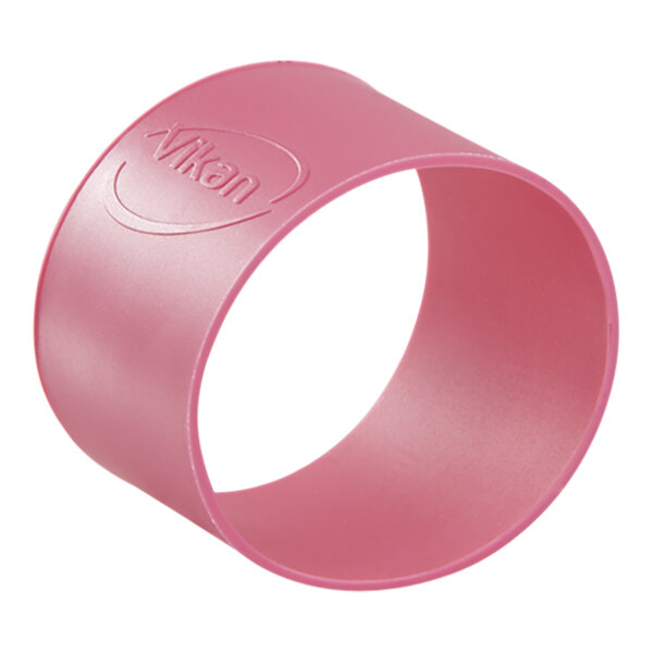 Vikan 98021 1 1/2" Pink Color-Coding Rubber Band - 5/Pack