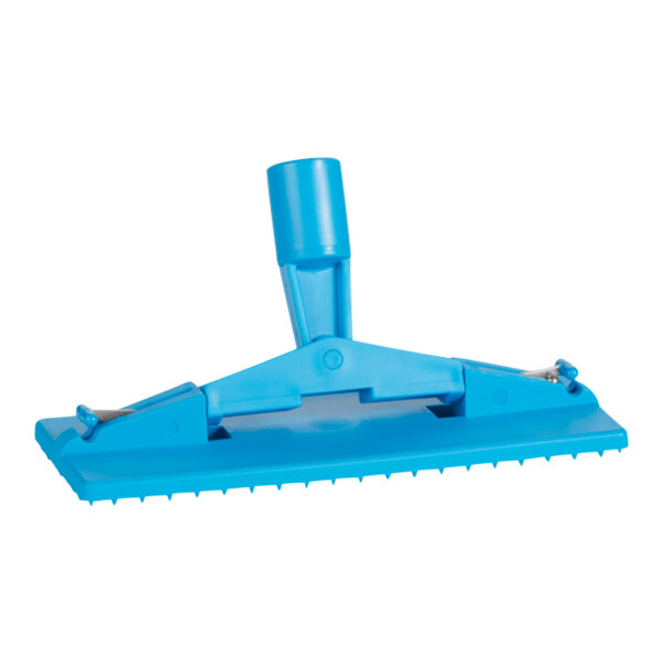 Vikan 55003 9 1/8" Blue Scrub Pad Holder