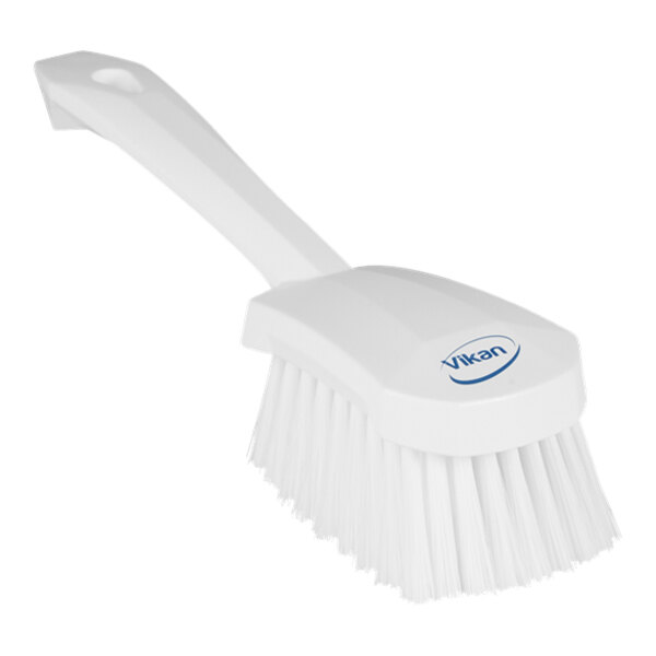 Vikan 41985 10 5/8" White Washing Brush with Soft Bristles