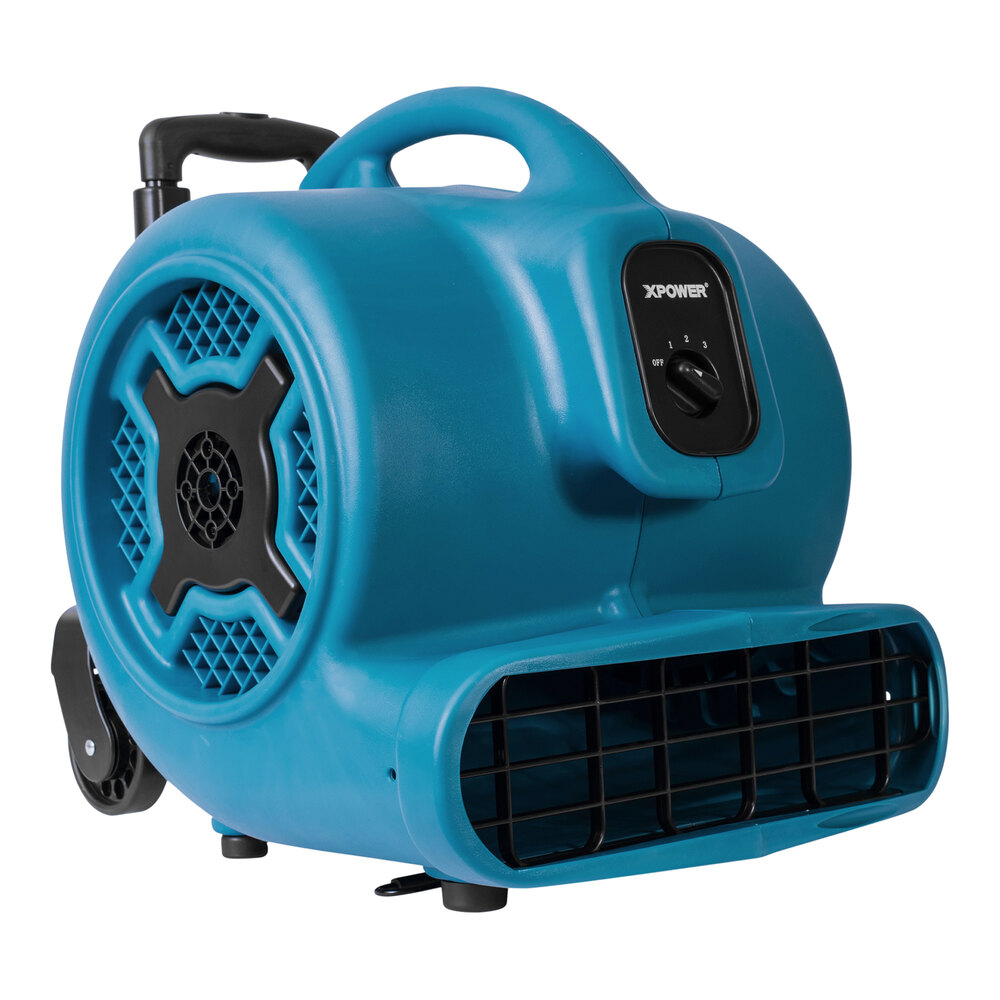 XPOWER P-830-Blue 3-Speed Air Mover - 1 hp