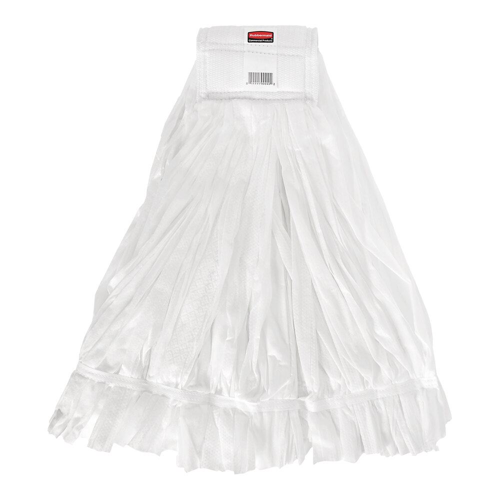 Rubbermaid® 2025507 #24 White Disposable Wet Mop Head with 5" Headband