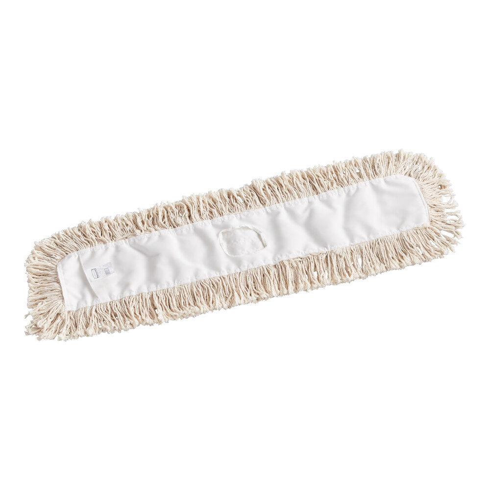 Rubbermaid® FGK15500WH00 Kut-A-Way 36" White Cotton Dust Mop