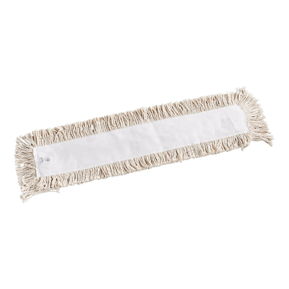 Rubbermaid® FGL25500WH00 36" White Cut-End Disposable Cotton Dust Mop