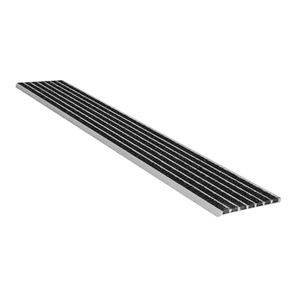 Wooster Supergrit Type 141 4" x 48" Stair Tread Nosing with Black Grit Surface 141BLA4