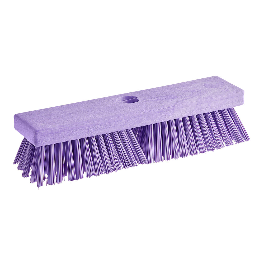 Carlisle Sparta 41722EC68 10" Purple Deck Scrub Brush