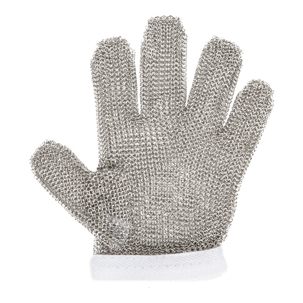 Victorinox 7.9039.S saf-T-gard GU-500 White Cut Resistant Stainless Steel Mesh Glove - Small