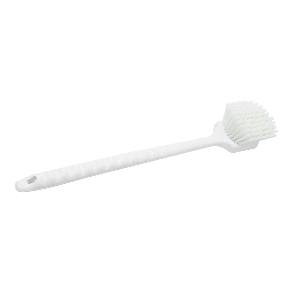 Carlisle Sparta 40501EC02 20" White Floating Utility / Pot Scrub Brush