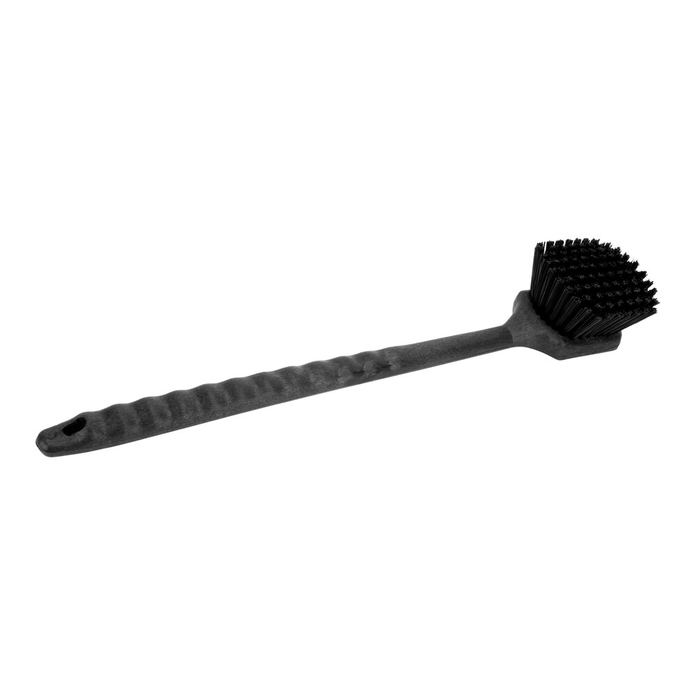 Carlisle Sparta 40501EC03 20" Black Floating Utility / Pot Scrub Brush