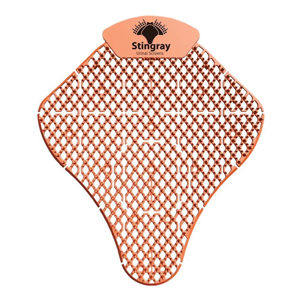 WizKid Stingray STGRY-MGO Mango Scent Urinal Screen - 6/Case