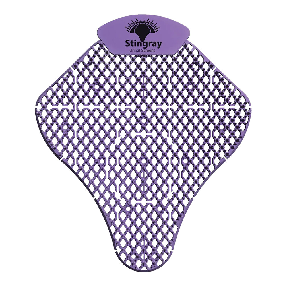 WizKid Stingray STGRY-LAV Lavender Scent Urinal Screen - 6/Case