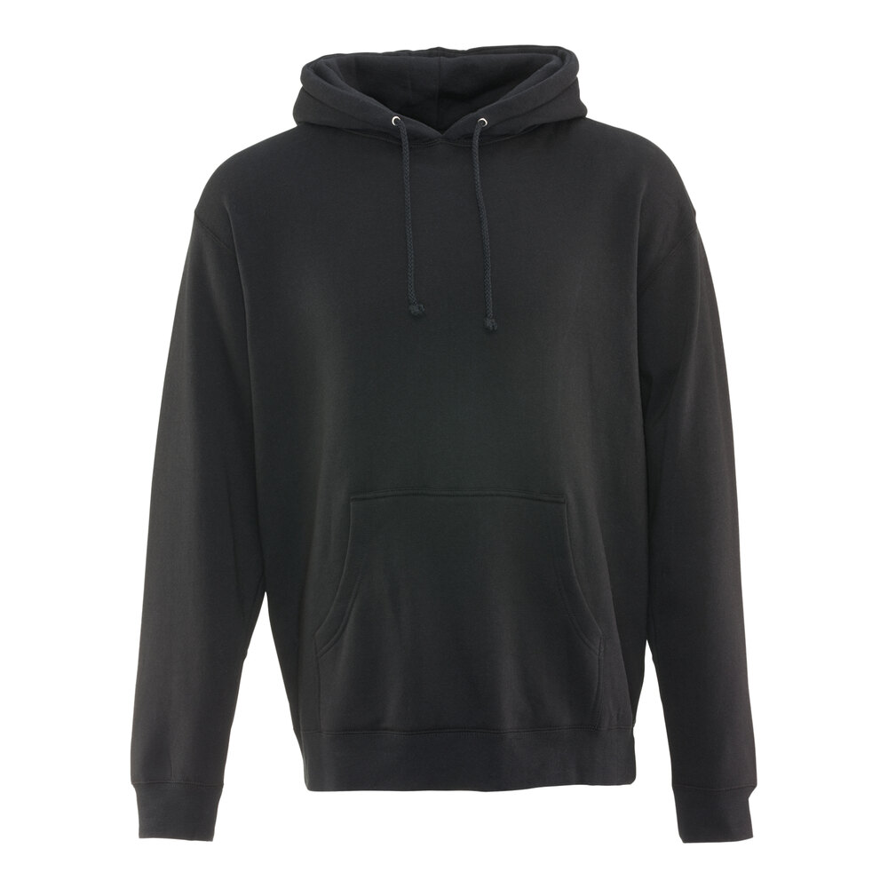 RefrigiWear Black Hoodie Sweatshirt 0486RBLKMED - Medium