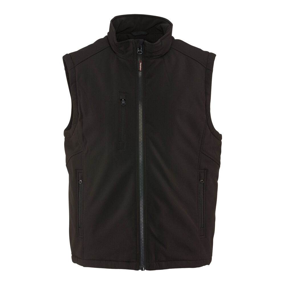 RefrigiWear Black Insulated Softshell Vest 0492RBLK5XL - 5XL