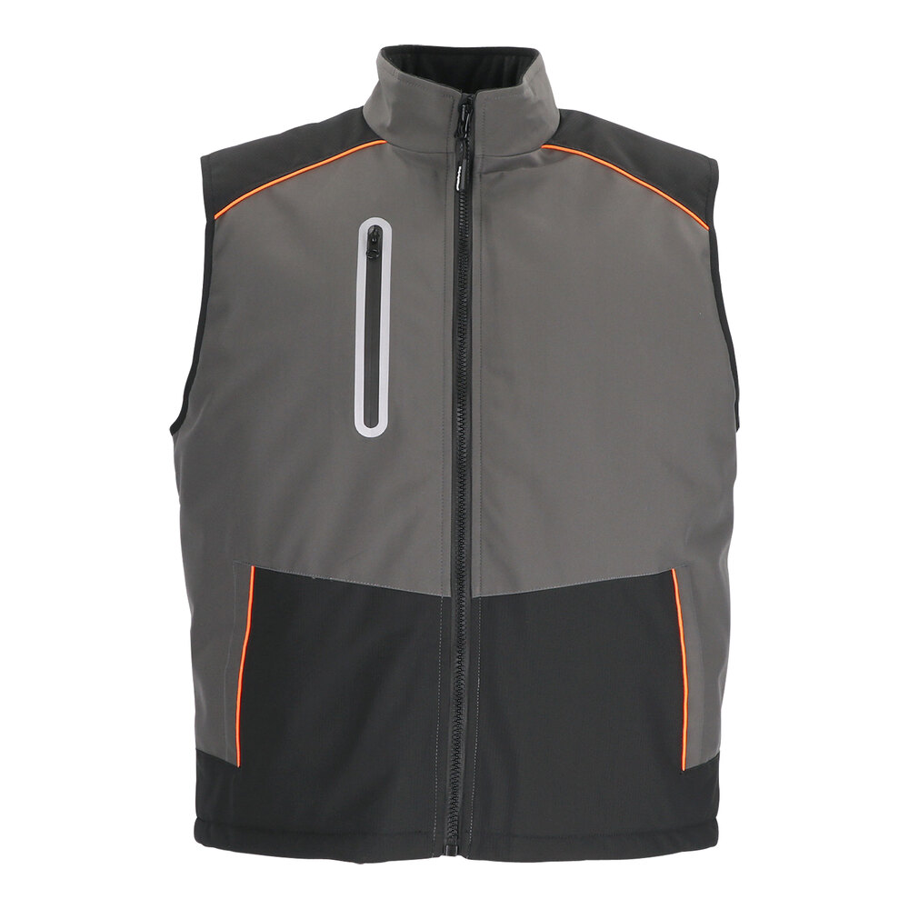 RefrigiWear PolarForce Charcoal Insulated Vest 8640RBCH2XL - 2XL