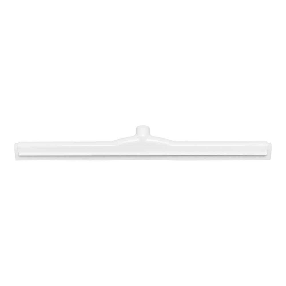 Carlisle 4156802 Sparta 24" White Double Foam Floor Squeegee with Plastic Frame