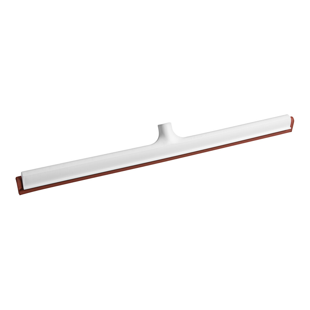Carlisle 36693000 Flo-Pac 30" Red Double Neoprene Foam Floor Squeegee with Plastic Frame