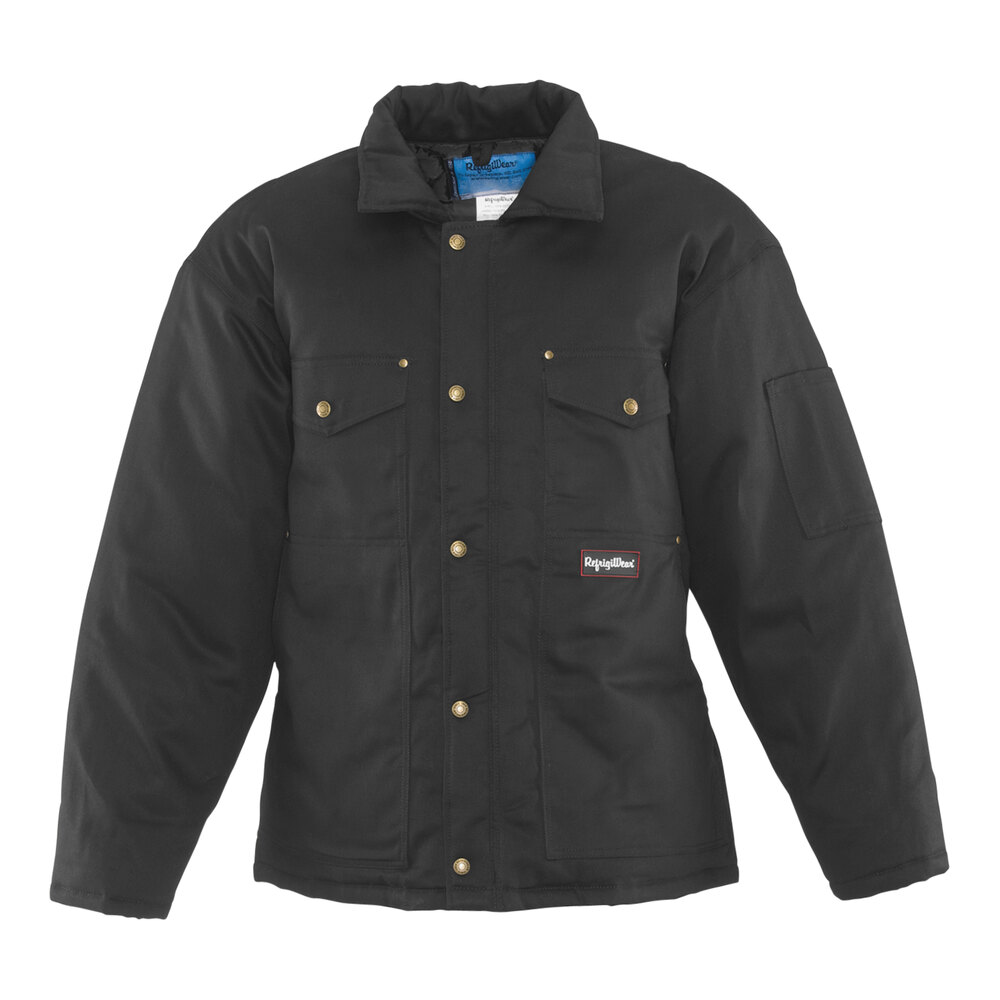 RefrigiWear ComfortGuard Black Utility Jacket 0630RBLKMED - Medium