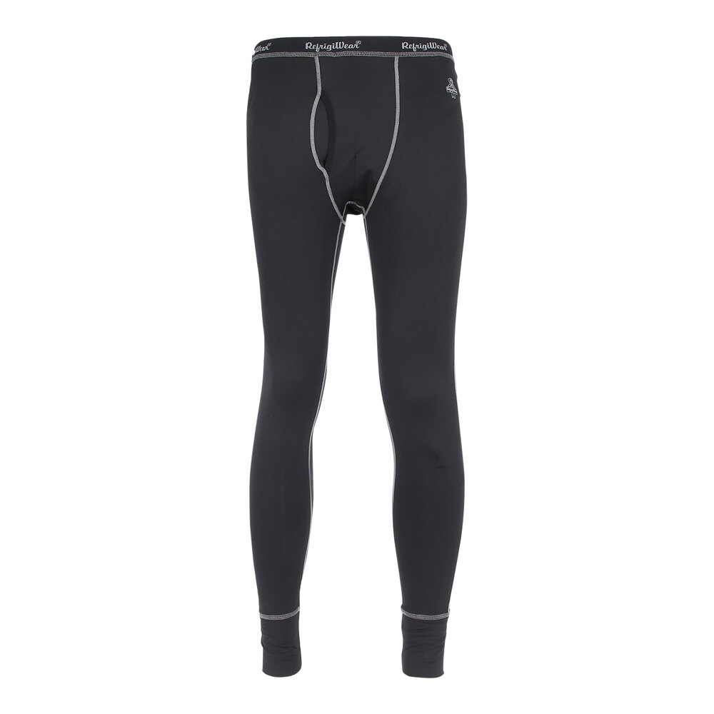 RefrigiWear Light Weight Black Base Layer Bottoms 8825RBLKXLG - XL