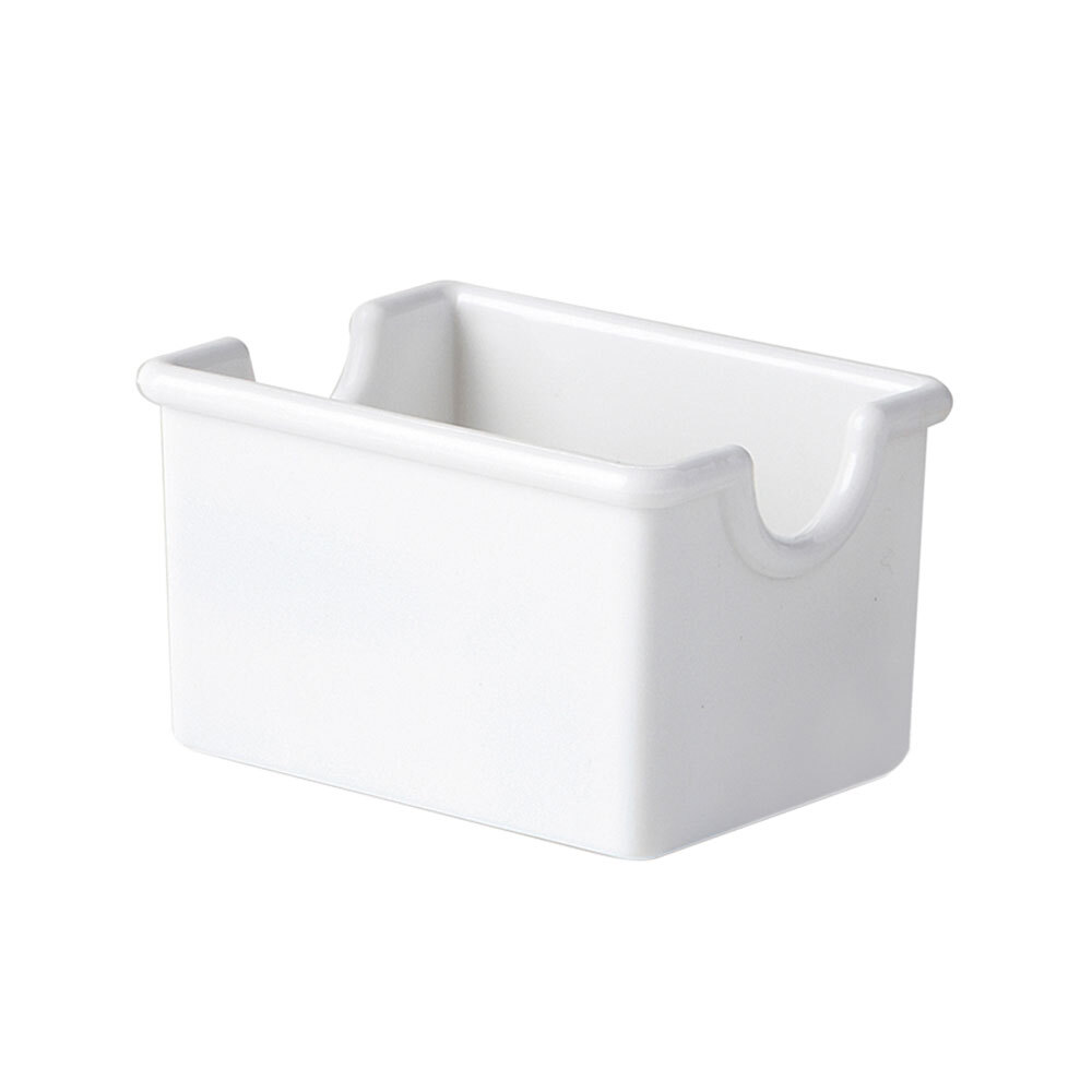 GET-SC-66-W 3 1/2" x 2 1/2" White Sugar Caddy - 24/Case