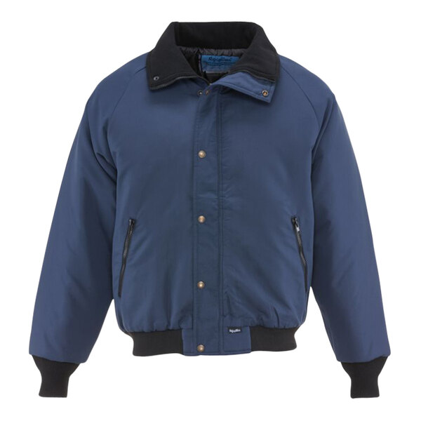 RefrigiWear ChillBreaker Navy Insulated Jacket 0450RNAVLAR - Large