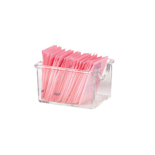 GET-SC-66-CL 3 1/2" x 2 1/2" Clear Sugar Caddy - 24/Case