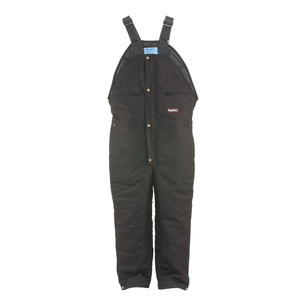 RefrigiWear ComfortGuard Black High Bib Overalls 0685RBLKMED - Medium