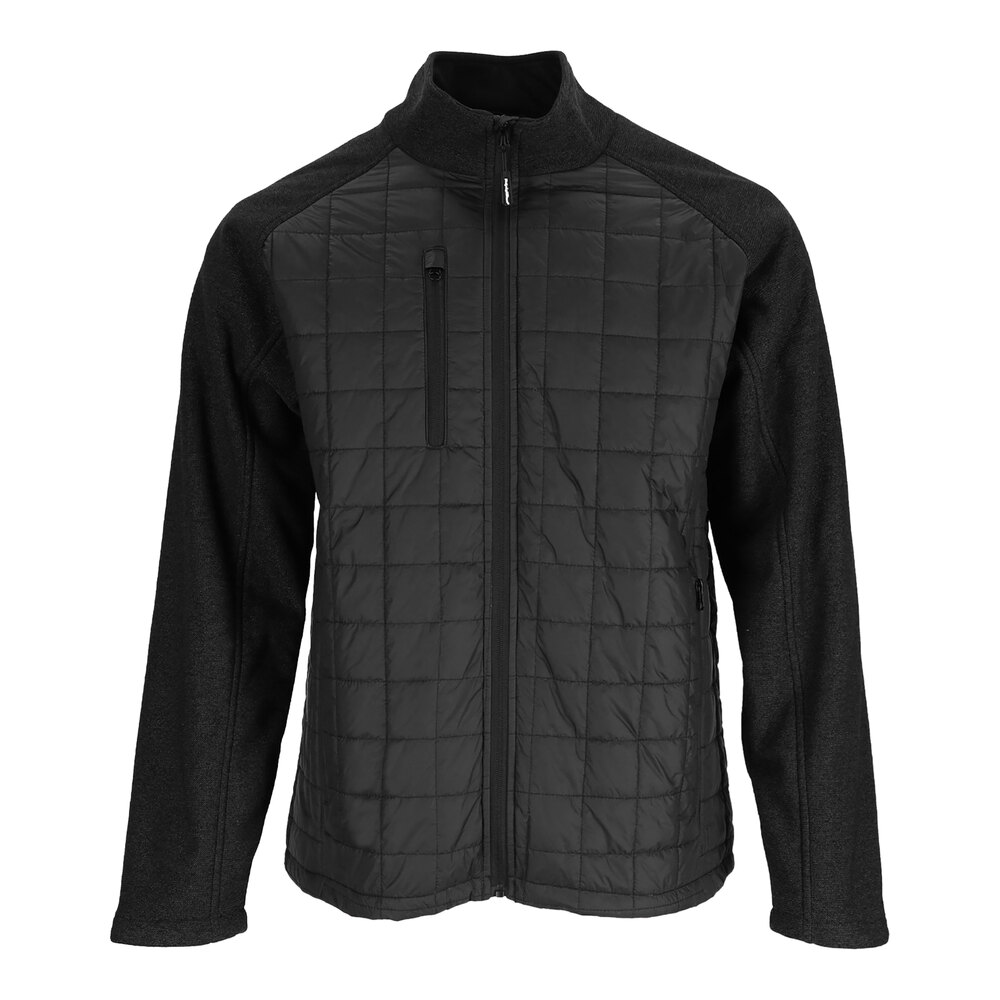RefrigiWear EnduraQuilt Black Hybrid Quilted Jacket 8380RBLKLAR - Large