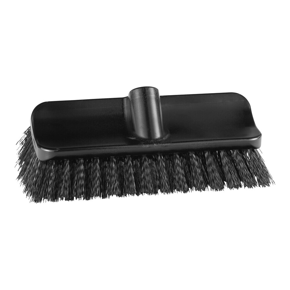 Vikan ColorCore 366219 10 1/4" Black High-Low Brush Head