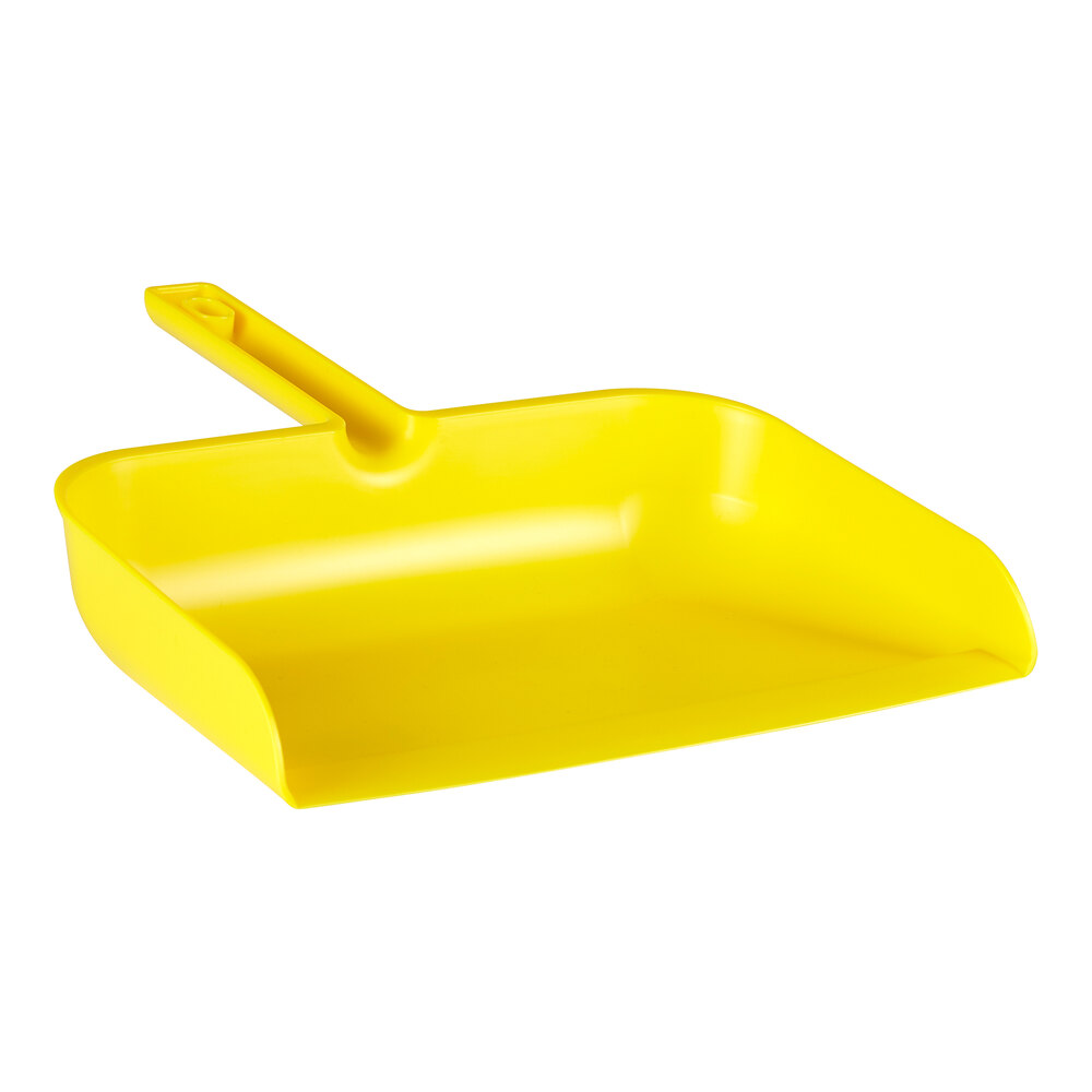 Vikan ColorCore 558116 10 5/8" Yellow Dustpan