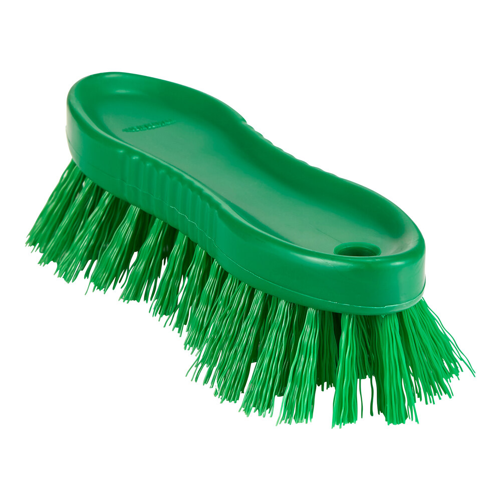 Vikan ColorCore 358812 6 3/4" Green Scrubbing Brush