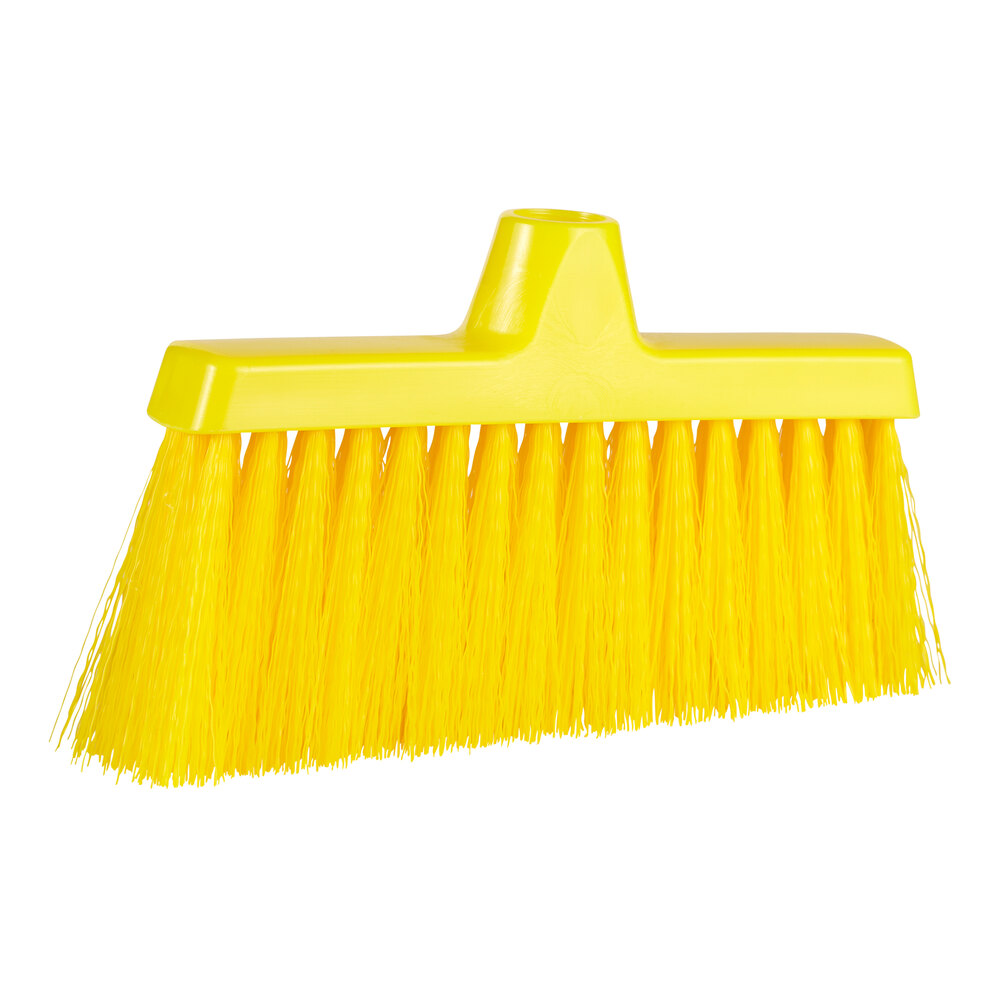 Vikan ColorCore 310116 9 13/16" Yellow Lobby Broom Head