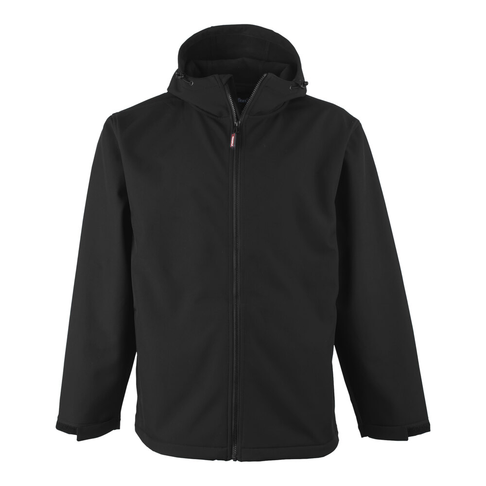 RefrigiWear Lightweight Softshell Jacket with Hood 9151RBLKMED - Medium
