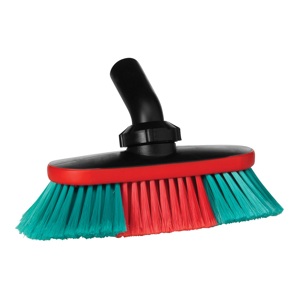 Vikan Transport 526852 9 7/8" Black Water-Fed Washing Brush Head