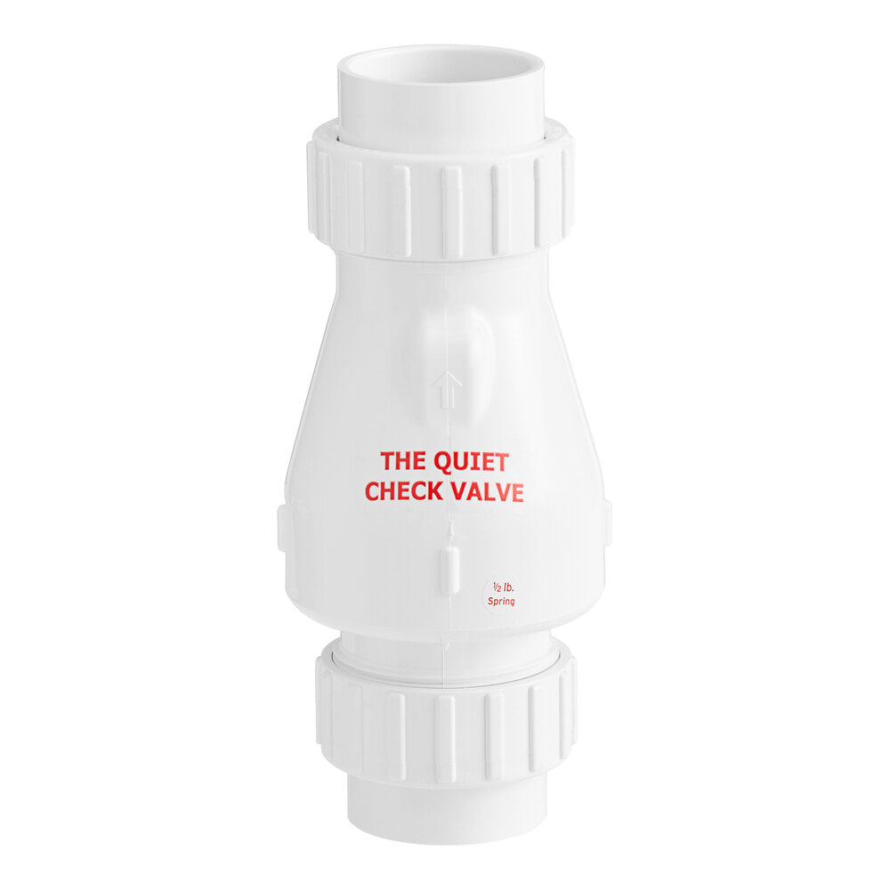Zoeller 30-0042 Quiet Check 2" White PVC Valve