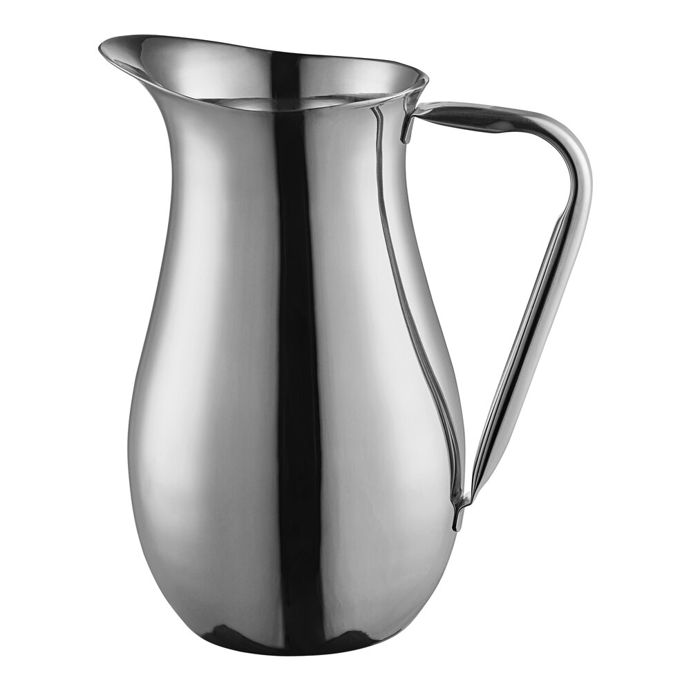 Vollrath 46550 64 oz. Double Wall Stainless Steel Water Pitcher