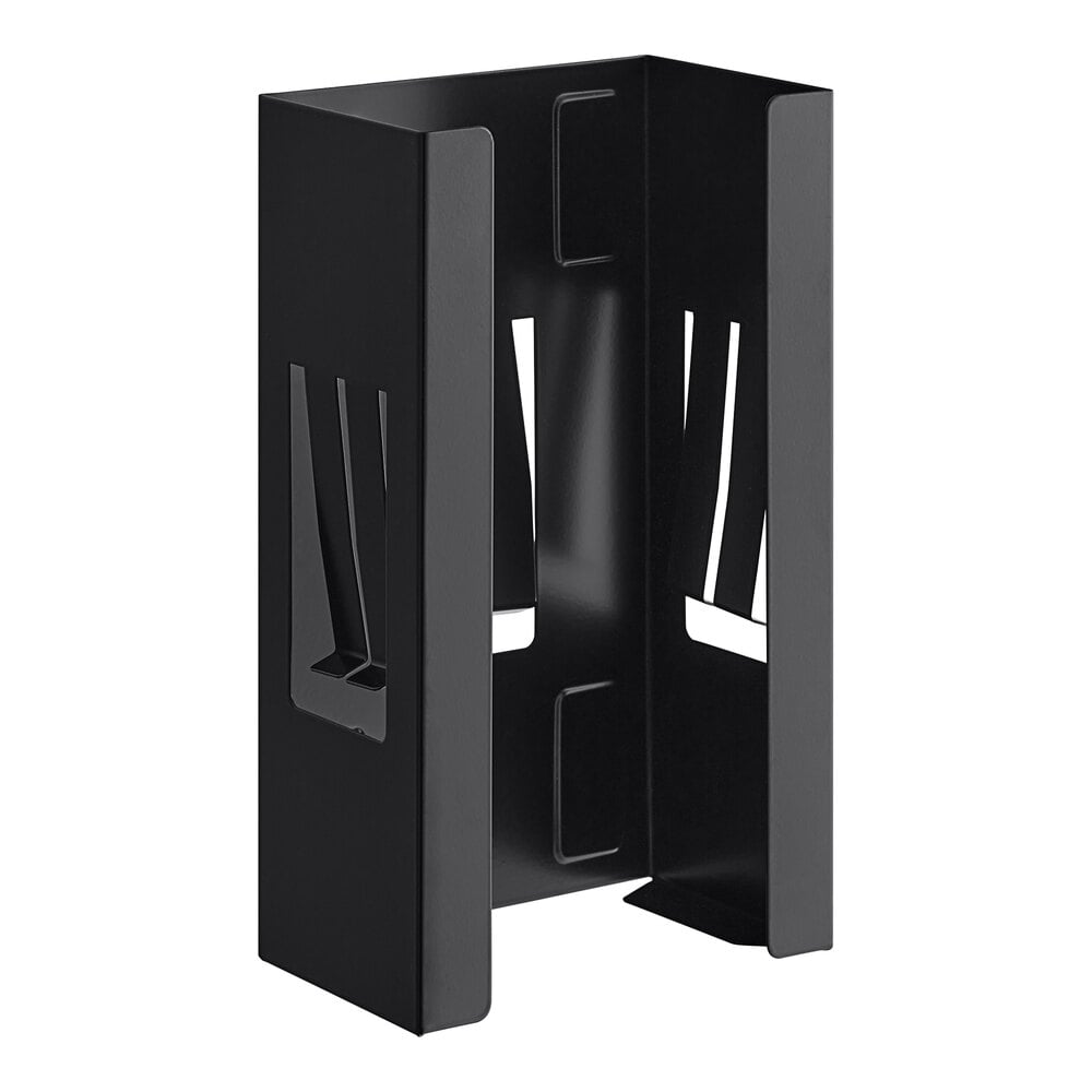 Noble Black Magnetic Single Box Disposable Glove Dispenser