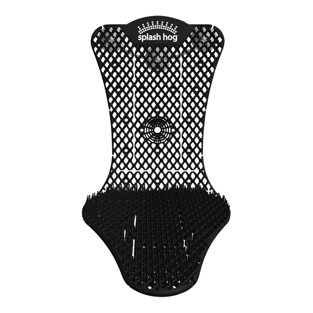 WizKid Splash Hog SH-BLK/F Black Forest Scent Urinal Screen - 6/Case