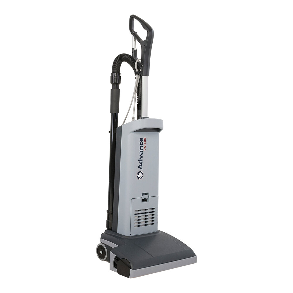 Advance VU500 107404754 15 1/4" Single Motor Upright Vacuum with HEPA Filter - 120V, 1,000W