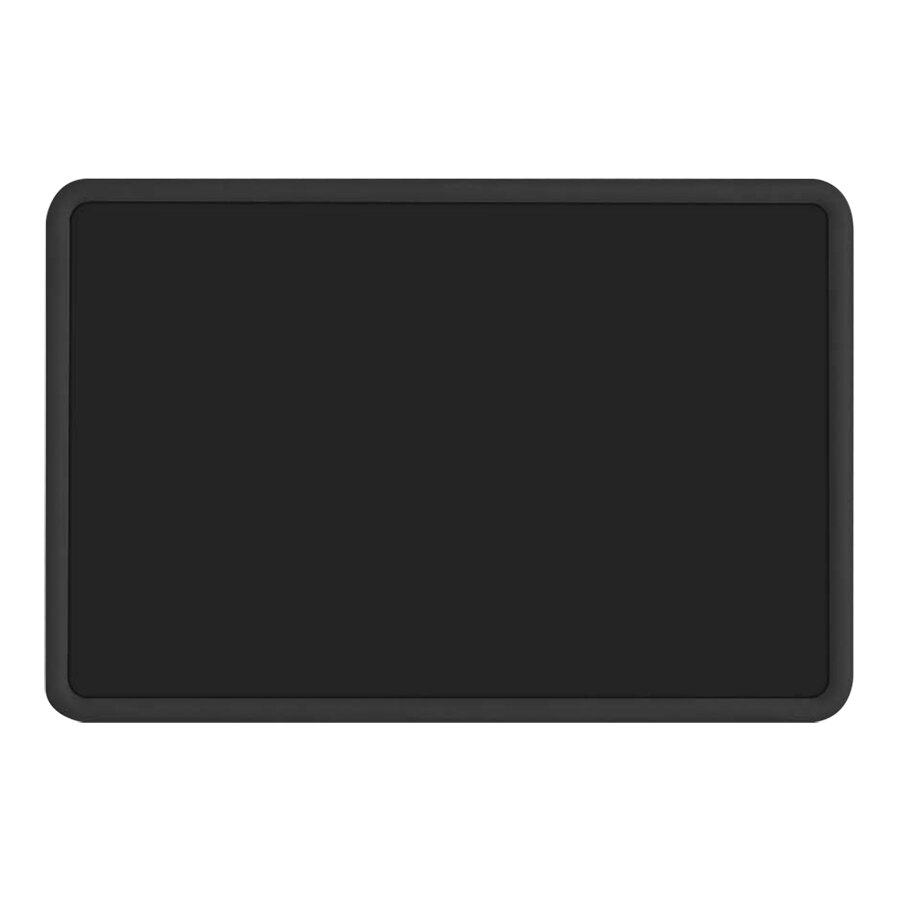 United Visual Products 36" x 24" Black Dry Erase Board with Black Frame