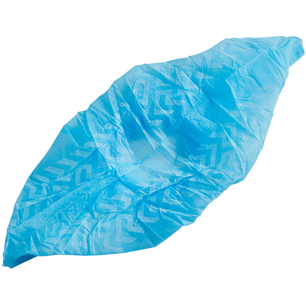 Choice Blue Polypropylene Shoe Cover with Anti-Skid Bottom - Extra Large - 1,000/Case