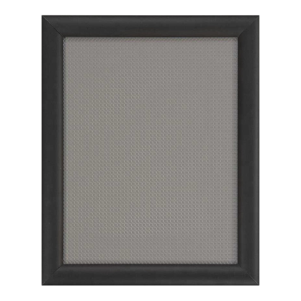 United Visual Products 11" x 17" Black Aluminum Snap Frame