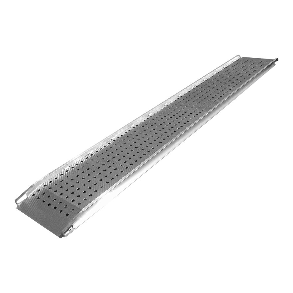 B&P Manufacturing 9' x 28" Punched Traction Walk Ramp with Flush Hook Ends PRP-2809-F - 1,650 lb. Capacity