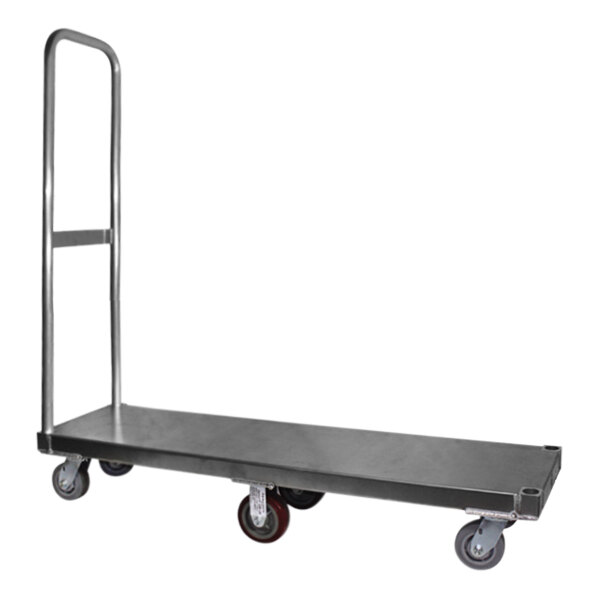 B&P Manufacturing 60 9/16" x 16" x 59 1/2" 1,200 lb. Aluminum Platform Truck FHE-16