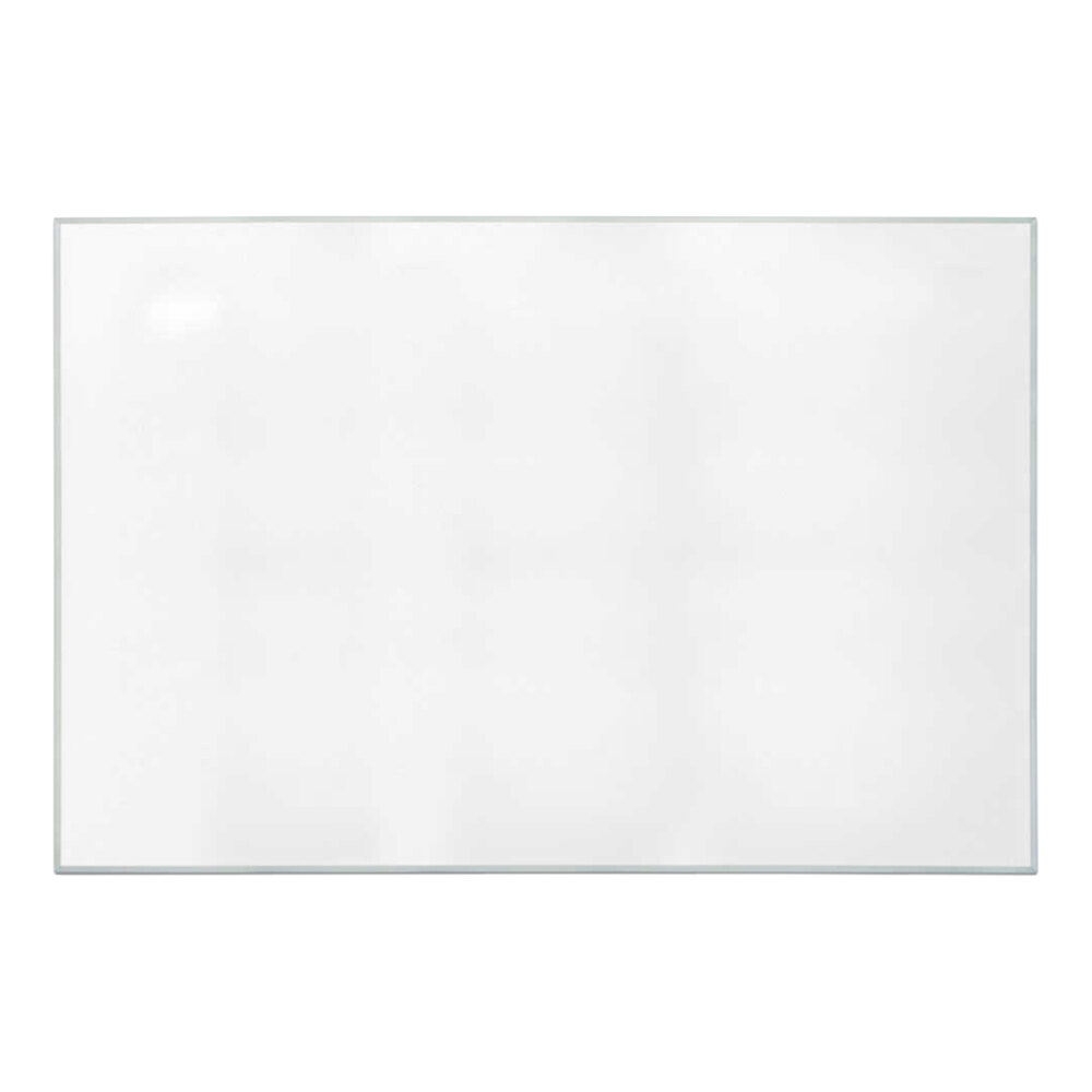 United Visual Products 72" x 48" Dry Erase Whiteboard with Satin Aluminum Frame