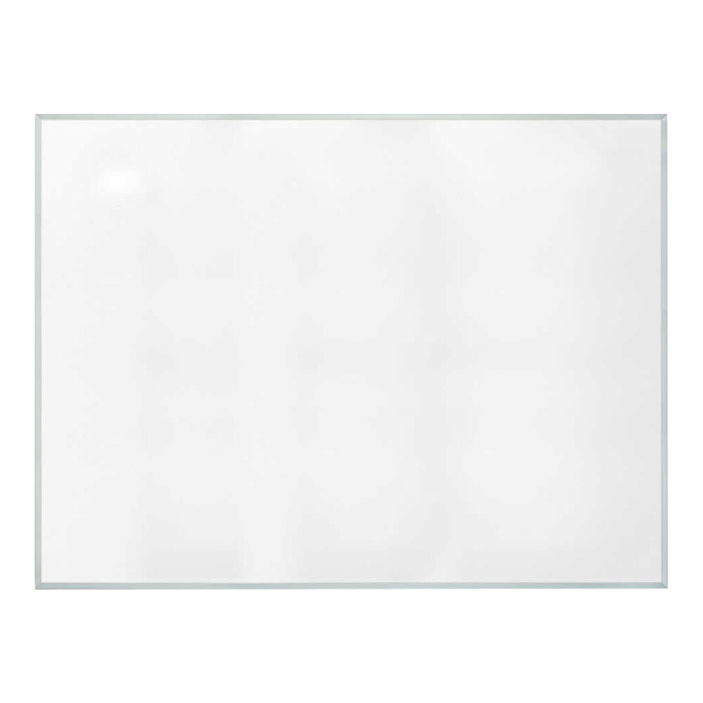 United Visual Products 48" x 36" Dry Erase Whiteboard with Satin Aluminum Frame